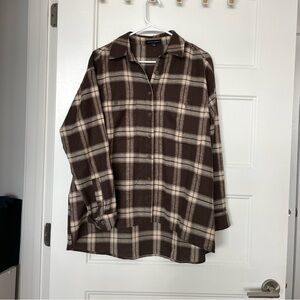 Cotton Candy LA Long Sleeve Flannel Top